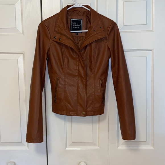 Lane Crawford Pleather Jacket - Picture 5 of 8